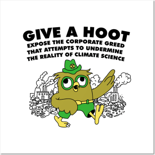 GIVE A HOOT Posters and Art